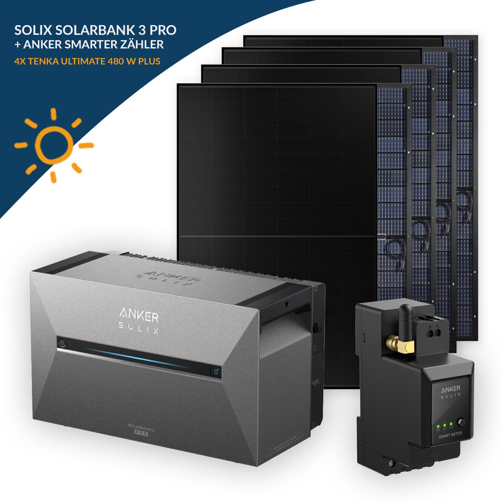 Anker Solix Solarbank 3 E2700 Pro Tenka Ultimate 480w