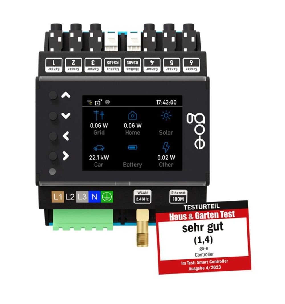 Go E Controller PV Surplus Charging More 933412 go-e Controller - Ricarica in eccesso dell'impianto fotovoltaico e altro - PV-24.at