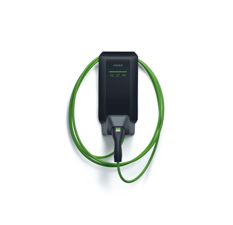 KEBA KeContact P40 sort 11kW, 6m kabel, BLE - WiFi, RFID (131.736) - PV - 24.at